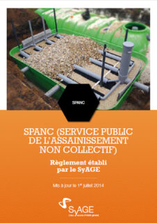 service public de l'assainissement non collectif - règlement établi par le syage