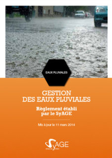 gestion des eaux pluviales - règlement établi par le syage